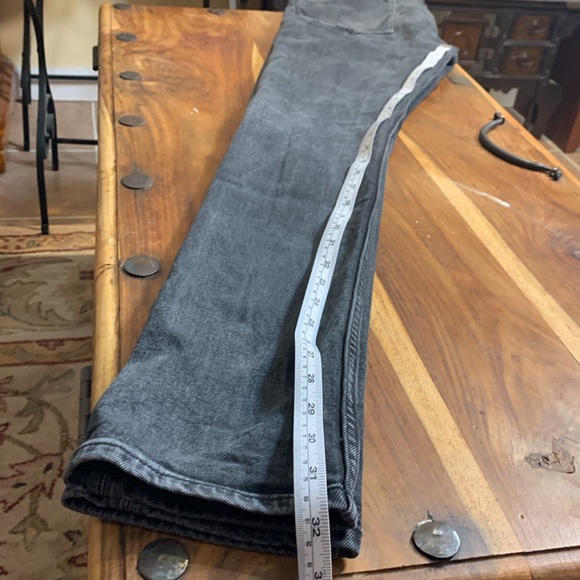 All Saints Cigarette Slim Fit Distressed Faded Black Jeans 30W/32L - Picture 11 of 11